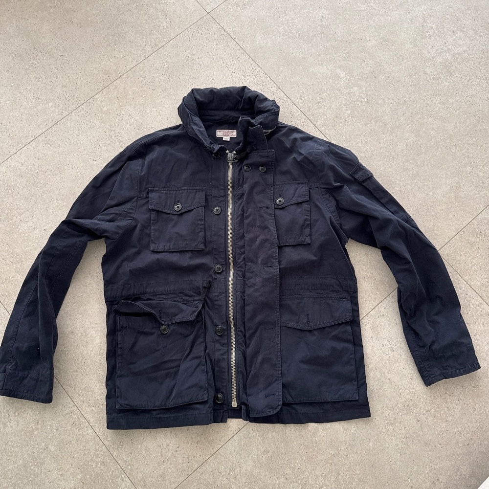 Wallace & Barnes XL Jacket - Navy Blue